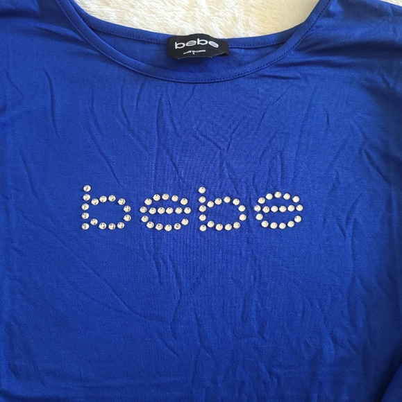 bebe Blue💙 Top with Cutout✂️ Sleeve Detail - NWT - Picture 3 of 16